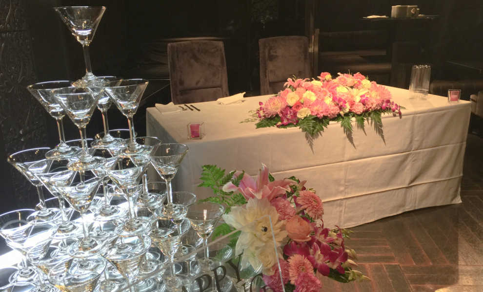 シャンパンタワーレンタル