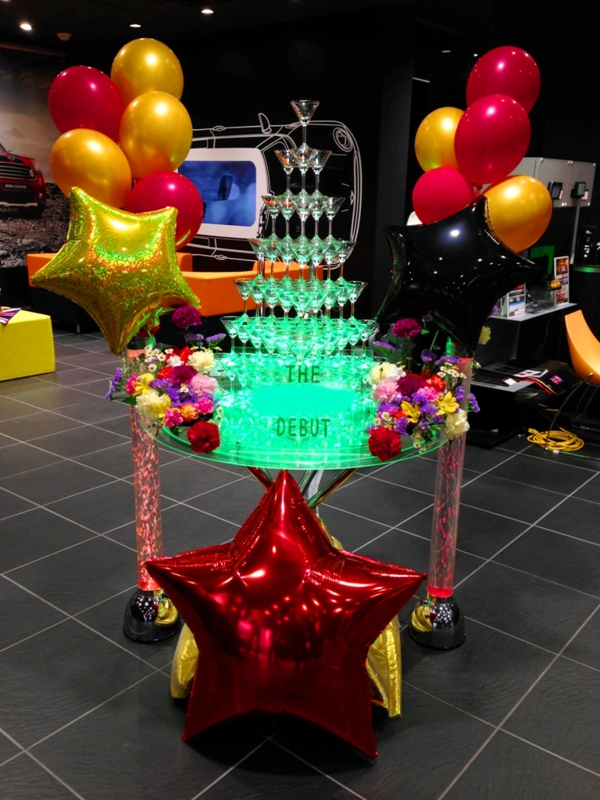 シャンパンタワーレンタル