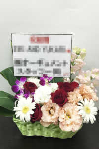 お祝いアレンジ花